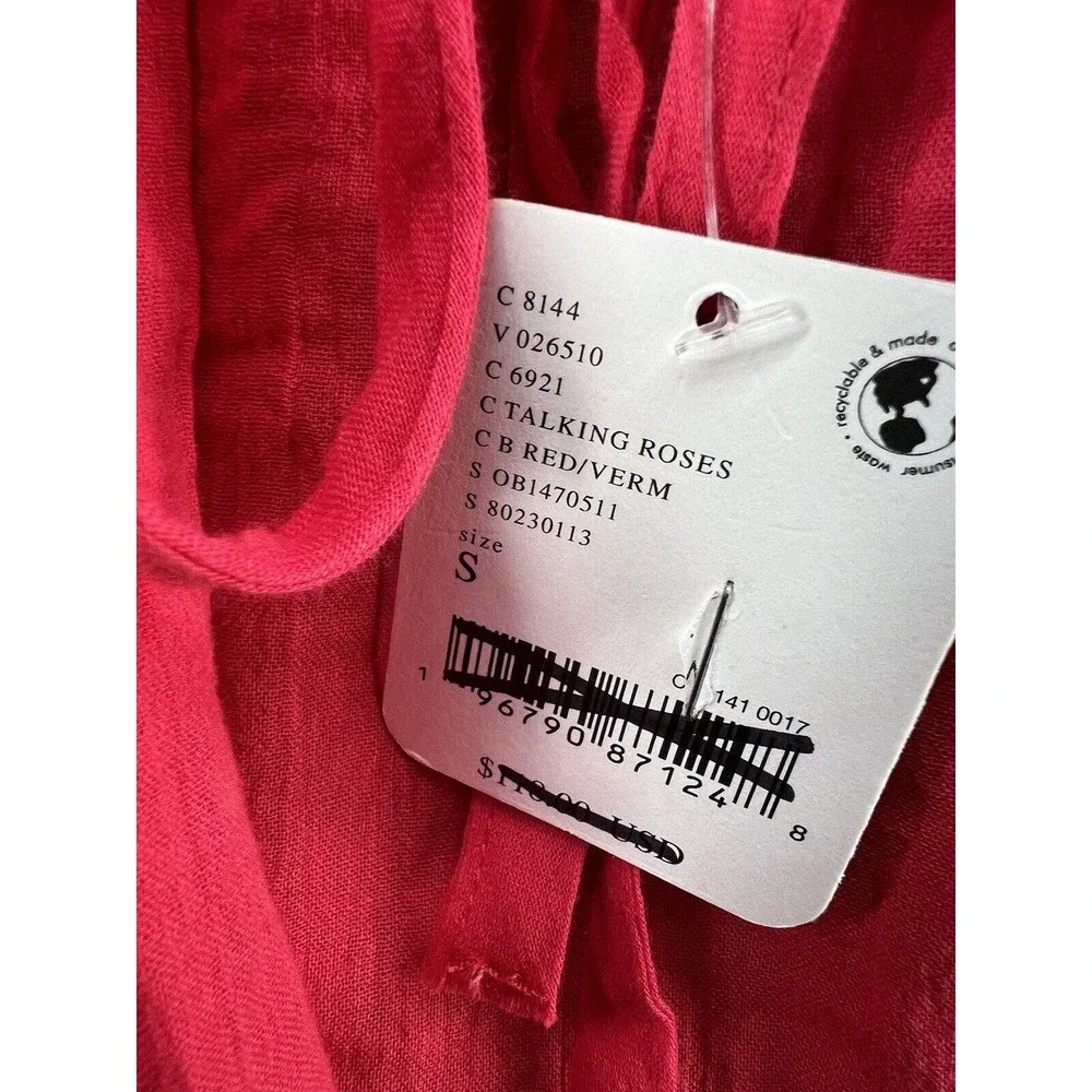 Free People Coral Pink Tiered Maxi Dress